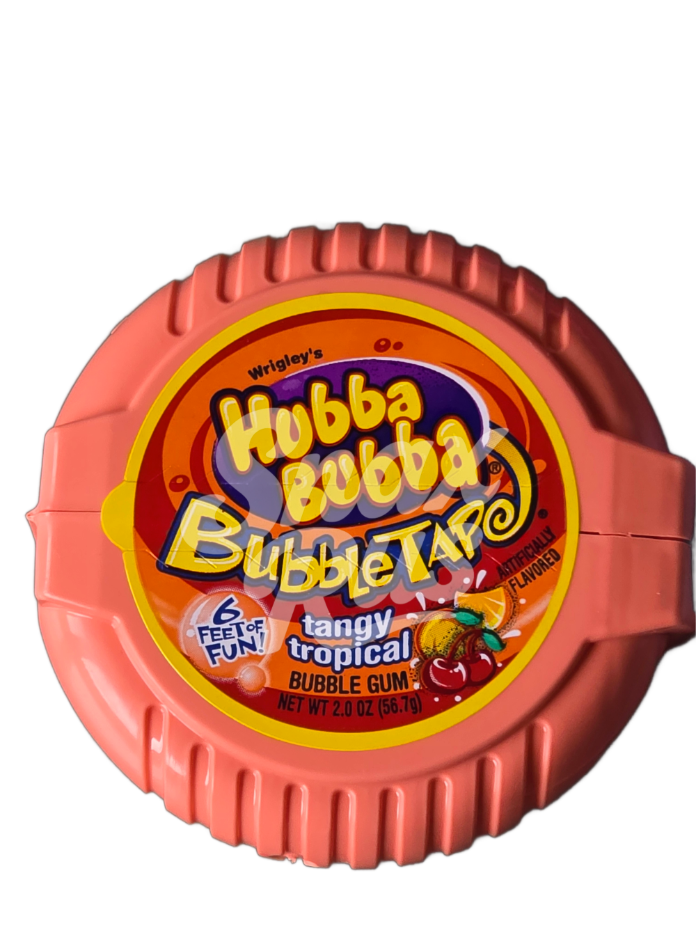 Hubba Bubba Bubble Tape - Tangy Tropical Flavor