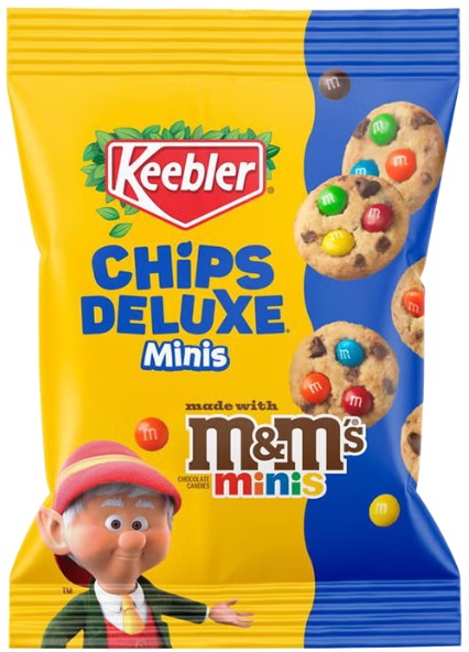 Keebler Chips Deluxe Bite-sized Cookies with Milk Chocolate M&M's 1.6oz