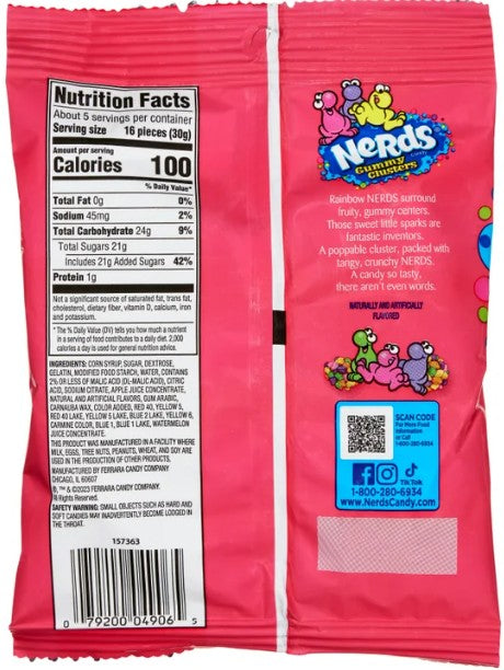 Nerds Gummy Clusters Rainbow 5oz