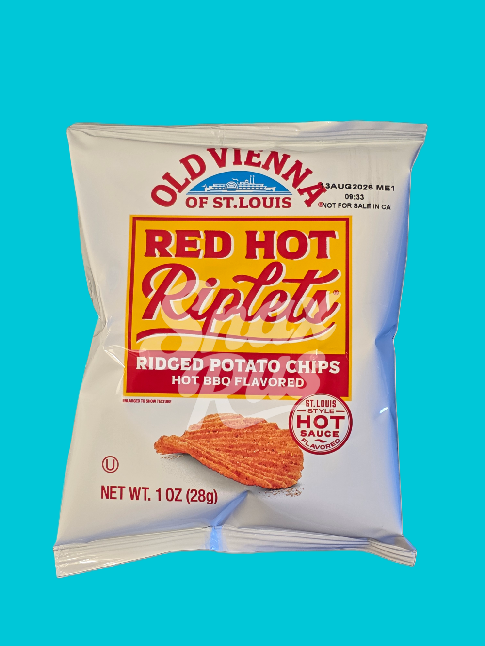 Old Vienna Red Hot Riplets, Hot BBQ Flavored 1oz